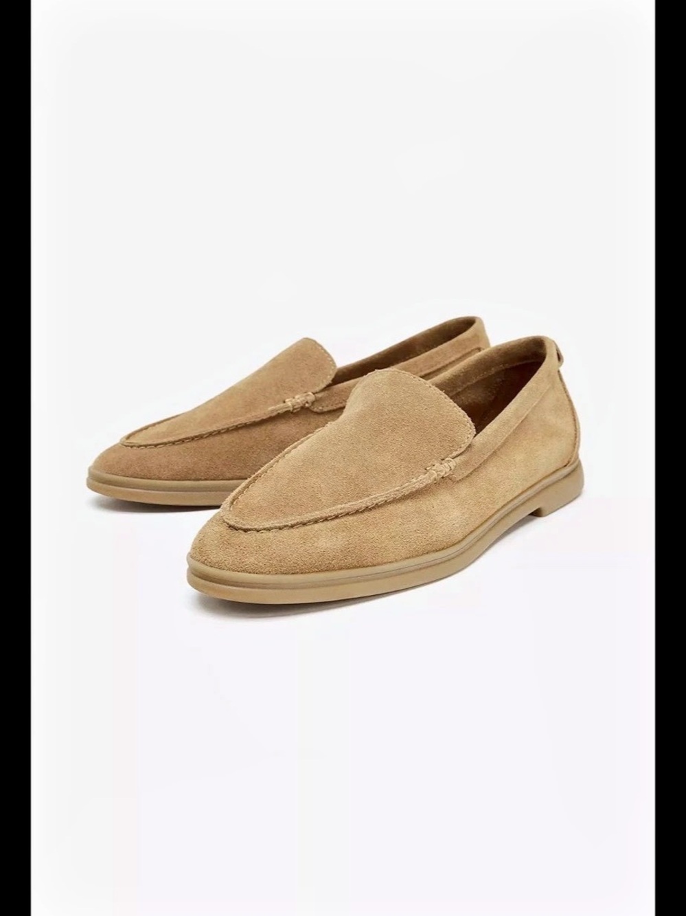 Zara Women’s Split Suede Loafers
